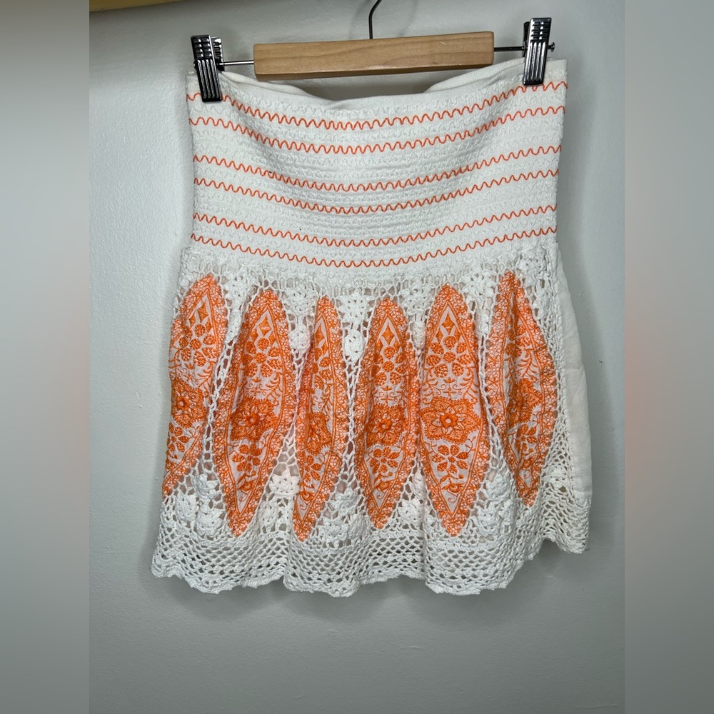 Crochet Skirt with Elastic Waistband